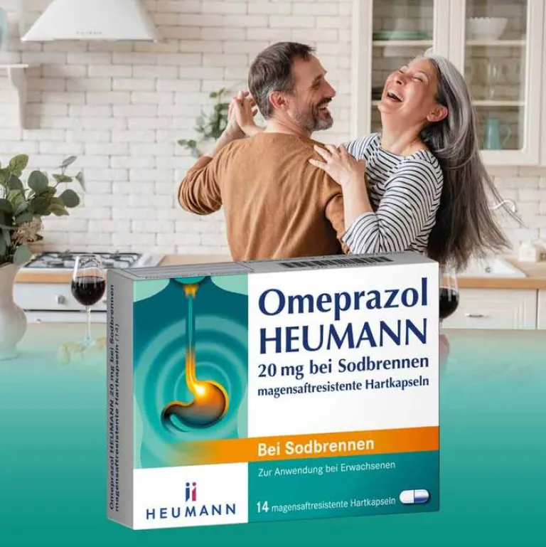 Heumann Omeprazol 20 mg bei Sodbrennen magensaftresistent Hartk., 7 St- Sodbrennen Medikamente
