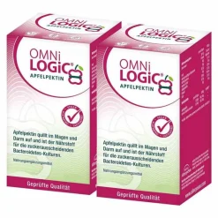 Omni Logic Verdauung-Apfelpektin Kapseln, 2x180 St