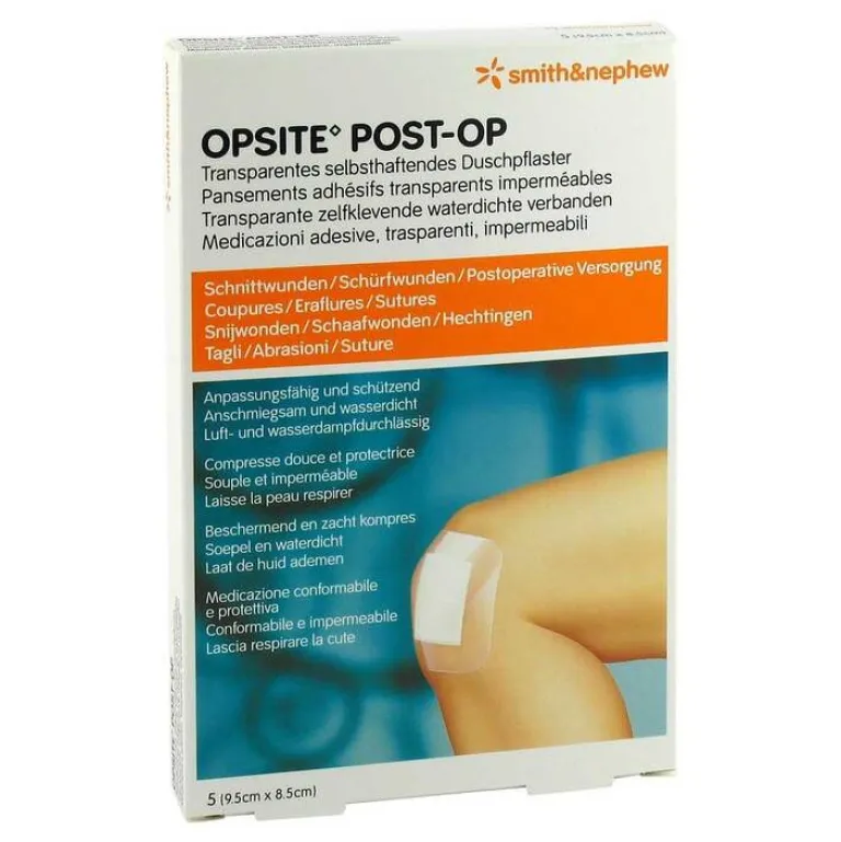 Post OP 9,5x8,5cm Verband, 5 St^Opsite Discount