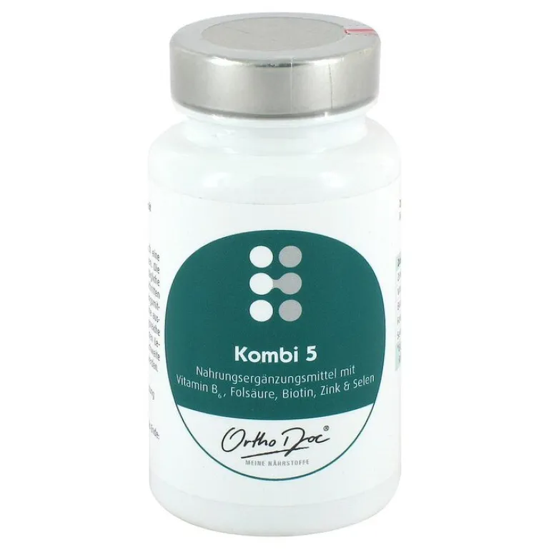 Orthodoc Kombi 5 Kapseln, 90 St- Vitamin B9 (Folsäure)|Vitamin B6 (Pyridoxin)