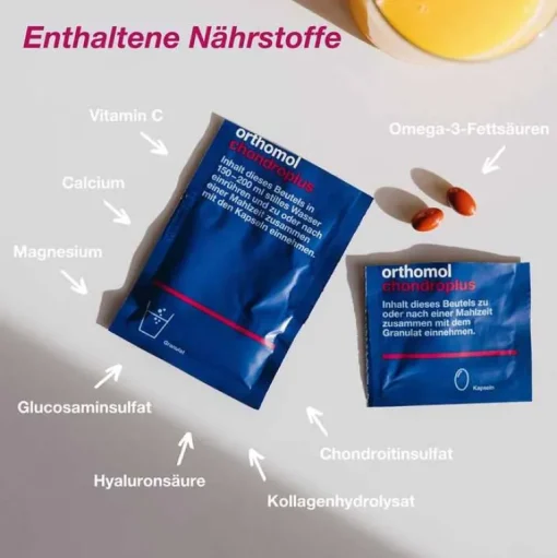 chondroplus Kombipackung Granulat / Kapseln , 1 P^Orthomol Best