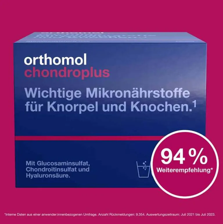 Orthomol Glucosamin-Chondroitin-chondroplus Kombipackung Granulat / Kapseln, 2x1 P