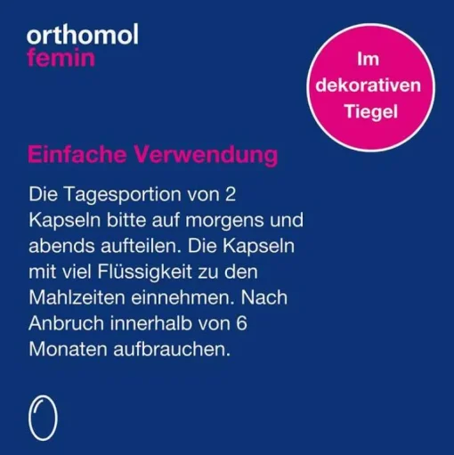 Orthomol Wechseljahre-Femin Kapseln, 180 St