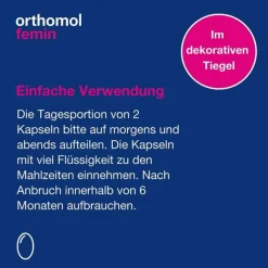 Orthomol Femin Kapseln, 60 St- Wechseljahre
