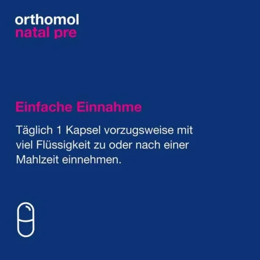 Orthomol Natal pre Kapseln, 90 St-Kinder Schwangerschaft|Kinderwunsch Tabletten