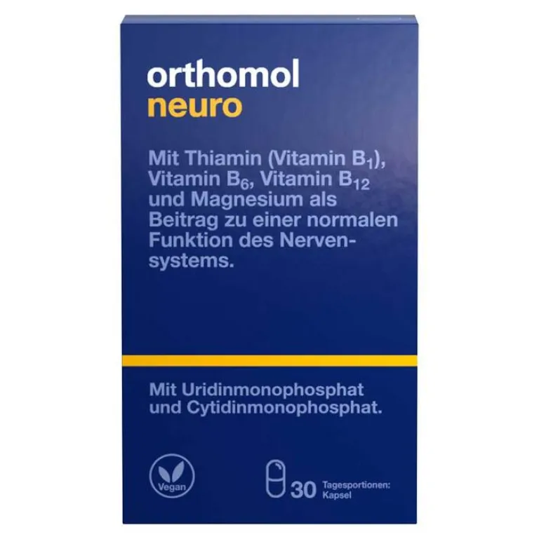Orthomol neuro Kapseln, 30 St- Hirnleistung & Nerven