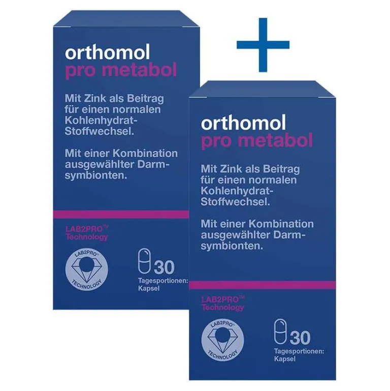 Orthomol pro metabol Kapseln, 2x30 St- Zink