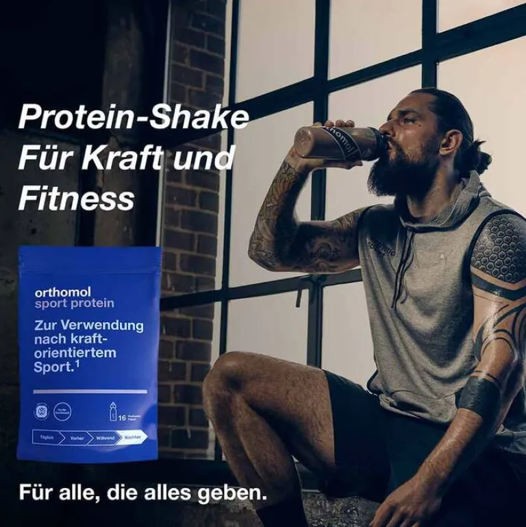 Orthomol Sport Protein Pulver Vanille, 640 g- Eiweiß