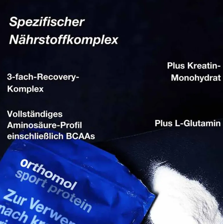 Orthomol Sport Protein Pulver Vanille, 640 g- Eiweiß