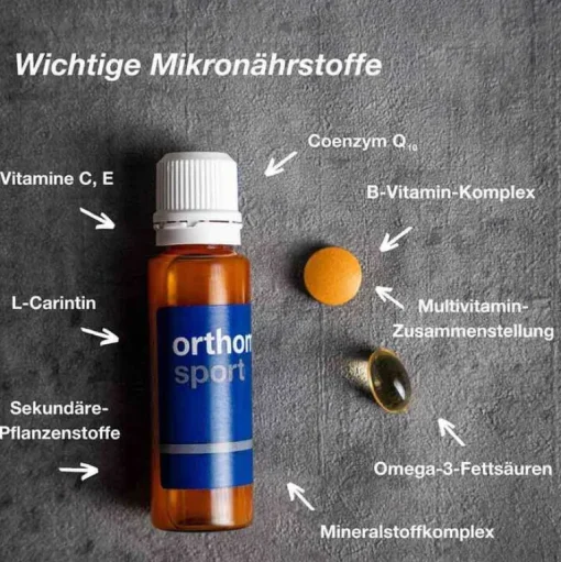 Orthomol Drinks-Sport Trinkfläschchen, 7 St
