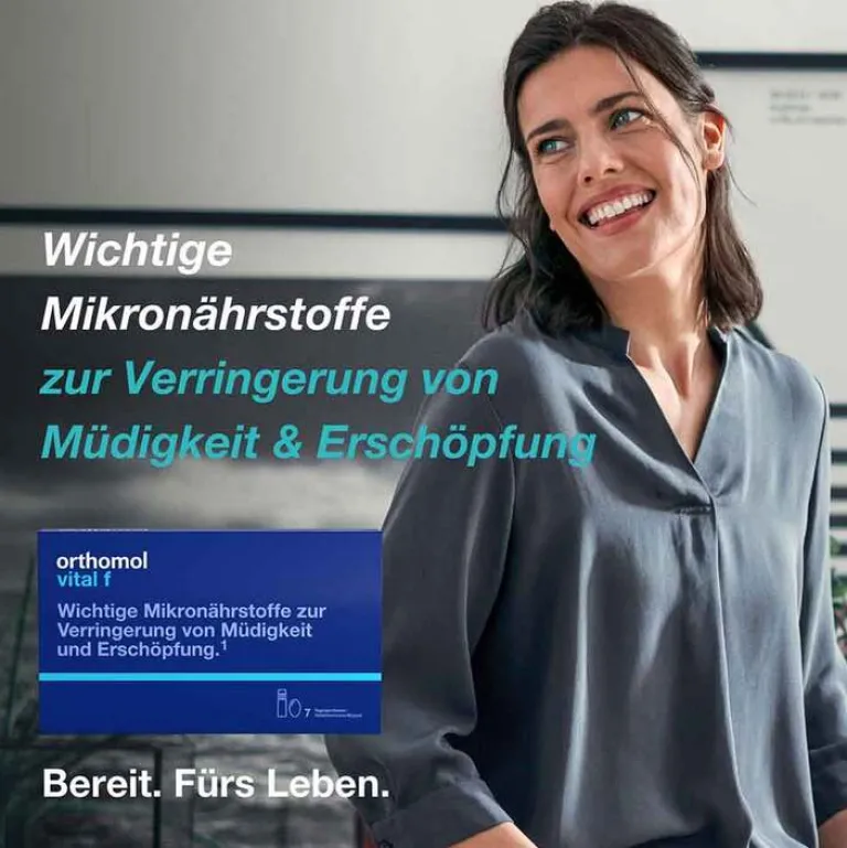 Orthomol Vital F Trinkfläschchen, 7 St- Hirnleistung & Nerven