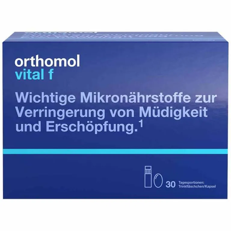 Orthomol Hirnleistung & Nerven-Vital F Trinkfläschchen, 30 St