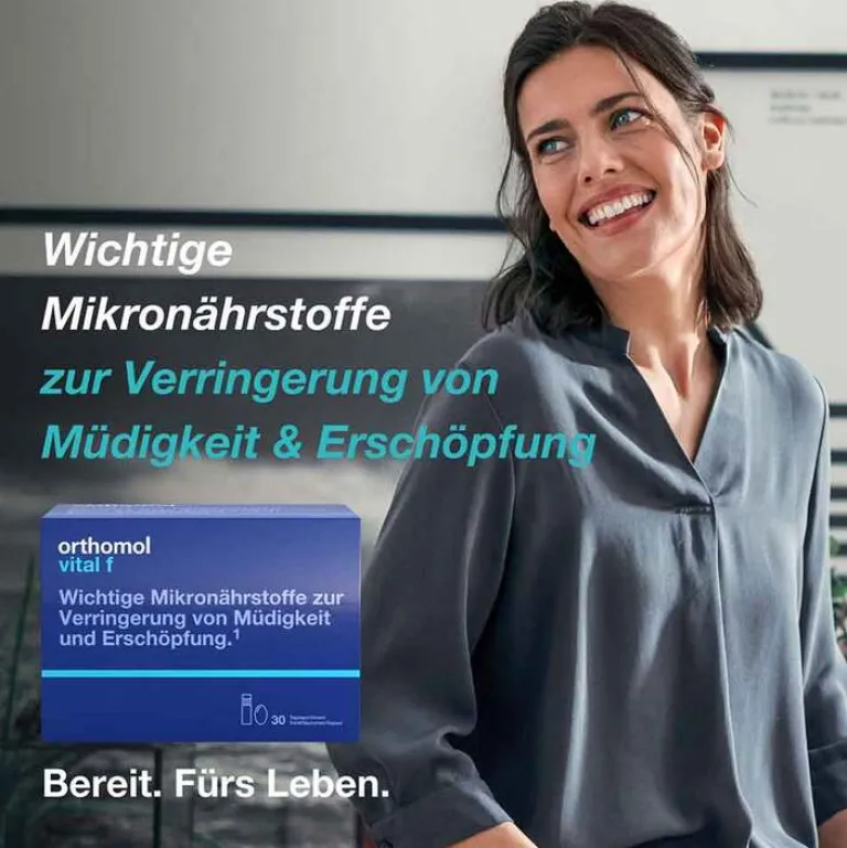 Orthomol Hirnleistung & Nerven-Vital F Trinkfläschchen, 30 St