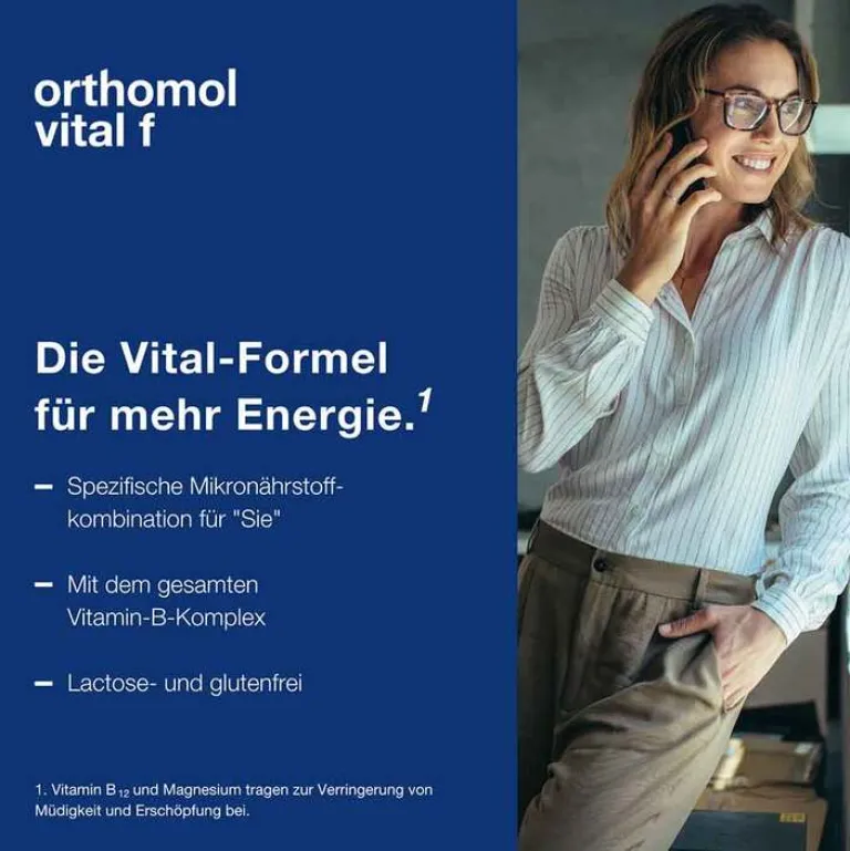 Orthomol Hirnleistung & Nerven-Vital F Trinkfläschchen, 30 St