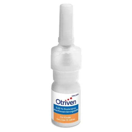 Otriven Nasenspray Kinder|Schnupfen & Nasennebenhöhlen-0,05 % Nasenspray (Dosierspray) ohne Konservierungsstoffe für Kinder, 10 ml