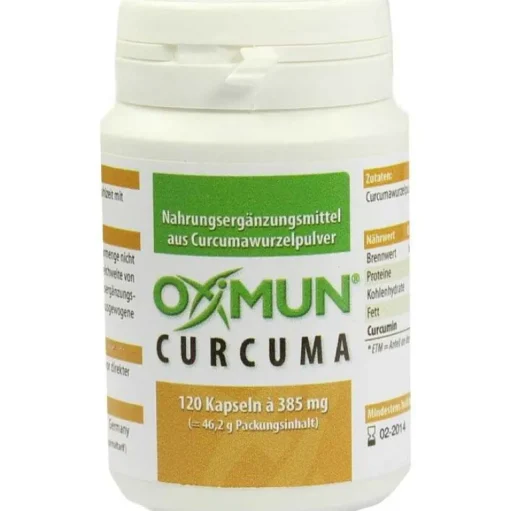 Oximun Curcuma Kapseln, 120 St- Kurkuma Kapseln
