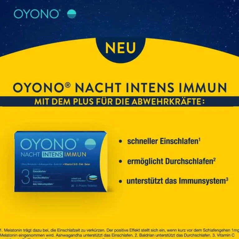 Nacht Intens Immun Tabletten, 20 St^Oyono Outlet