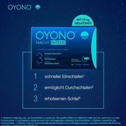 Oyono Melatonin Tabletten-Nacht Intens Tabletten, 60 St
