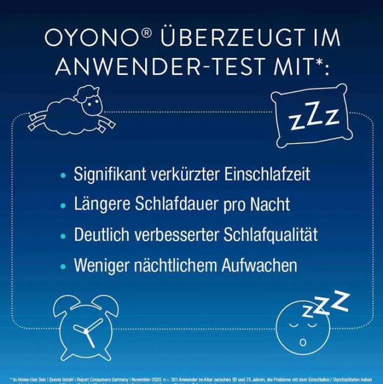 Oyono Nacht Tabletten, 24 St- Melatonin Tabletten