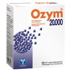 Ozym ® 20.000 Magensaftresistente Hartkapseln, 200 St- Verdauung
