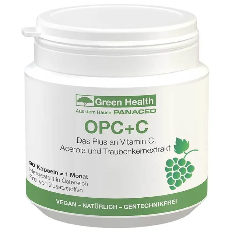 Panaceo Opc-Green Health OPC + C Kapseln, 90 St