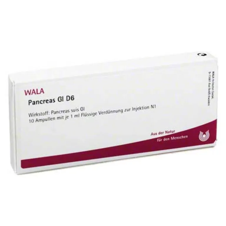 Wala Pancreas GL D 6 Ampullen, 10X1 ml- Magen & Darm