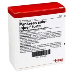Injeel Pankreas Suis forte Ampullen, 10 St- Heel