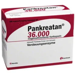 Pankreatan Verdauung-36.000 magensaftresistente Kapseln, 200 St