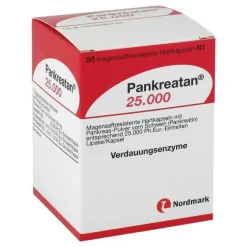 Pankreatan 25.000 magensaftresistente Kapseln, 50 St- Verdauung