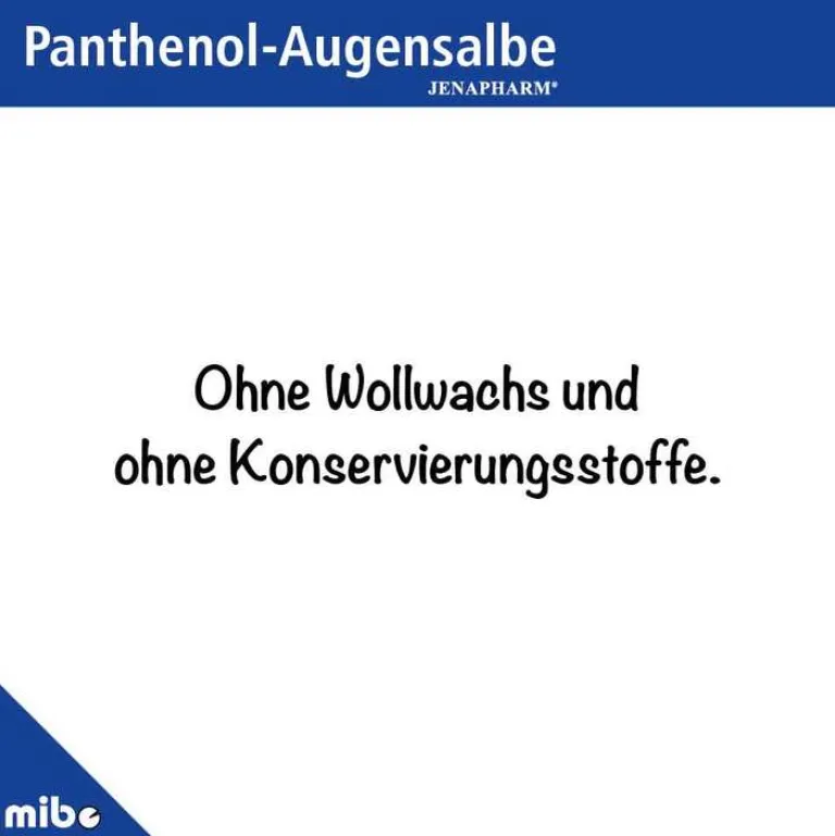 Panthenol-Augensalbe ®, 5 g^Jenapharm New