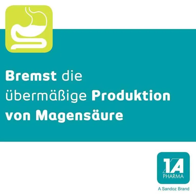 Pantoprazol – 1 A Pharma® 20 mg Zur Behandlung von Sodbrennen, 14 St^1A Pharma