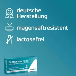 axicur Sodbrennen Medikamente|Pantoprazol-Pantoprazol ® 20 mg Tabletten , 14 St