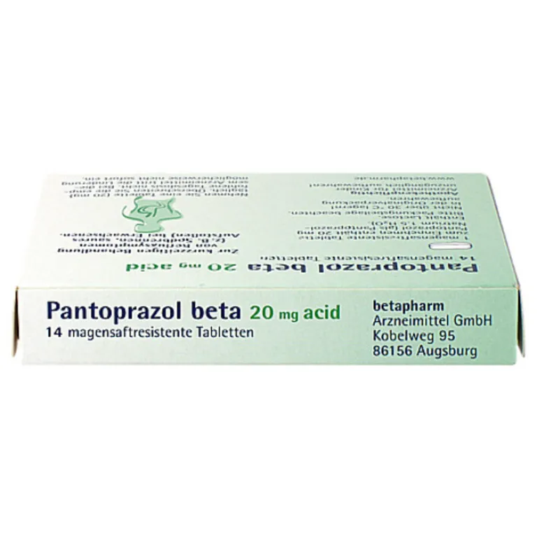 Pantoprazol 20 mg acid magensaftresistent Tabletten, 14 St^Beta Hot