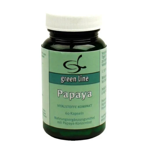 Green line Nutritheke Papaya Kapseln - green line, 60 St- Enzyme|Enzyme