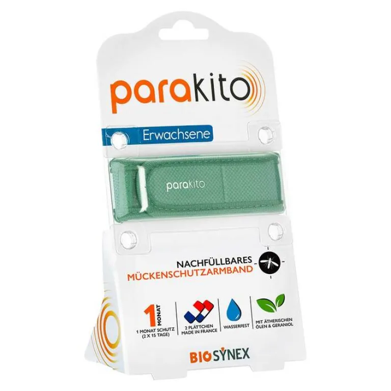 Para Kito Mückenschutz-Mückenschutz Armband Erwachsene khaki, 1 St