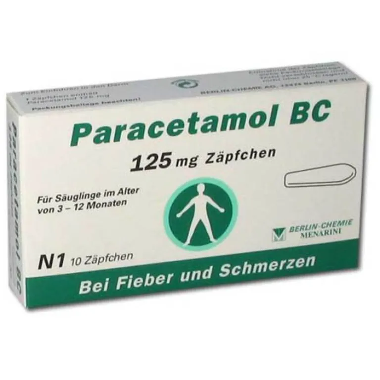 Paracetamol BC 125 mg Suppositorien, 10 St^Berlin Chemie Discount