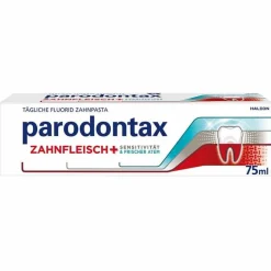 Parodontax Zahnfleisch + Sensitivität & frisch.Atem, 75 ml- Zahnpasta & Zahncreme