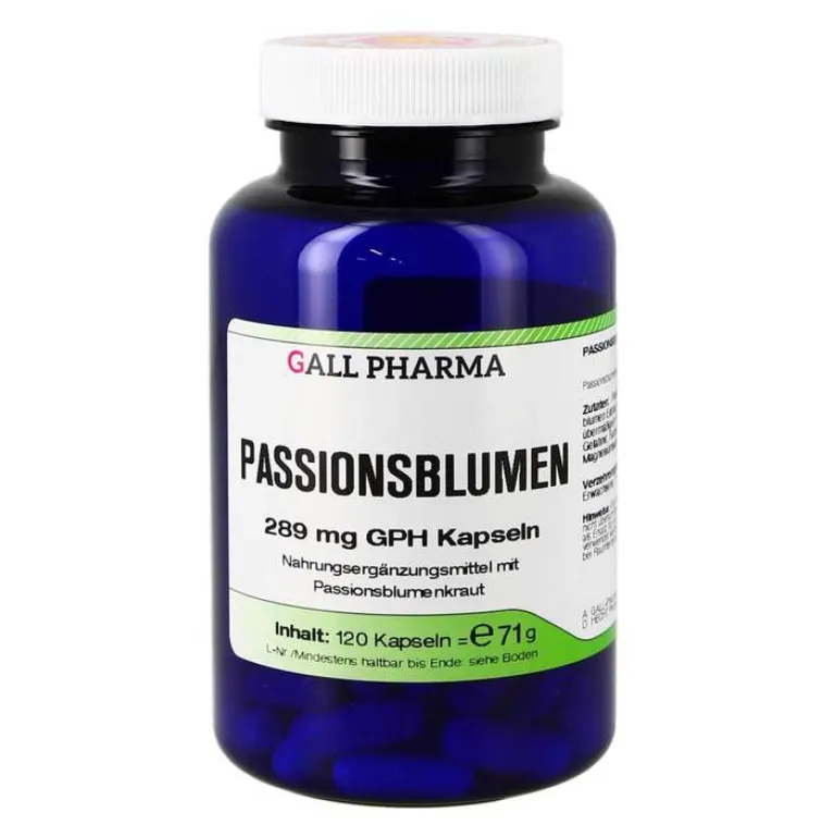 Hecht Pharma Passionsblumen 289 mg GPH Kapseln, 120 St- Hirnleistung & Nerven