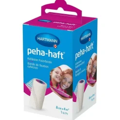 ® Kohäsive Fixierbinde latexfrei 8 cm x 4 m, 1 St^Peha-haft Online