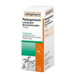 Ratiopharm Hustenlöser-Pelargonium Bronchialtropfen, 100 ml