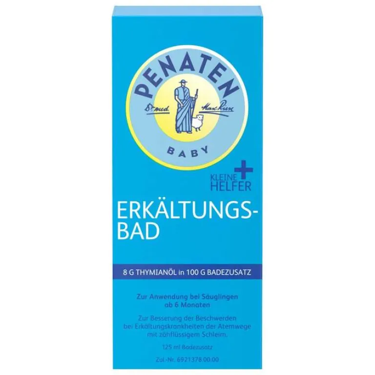 Penaten Baby Kleine Helfer Erkältungsbad, 125 ml- Erkältungsbad