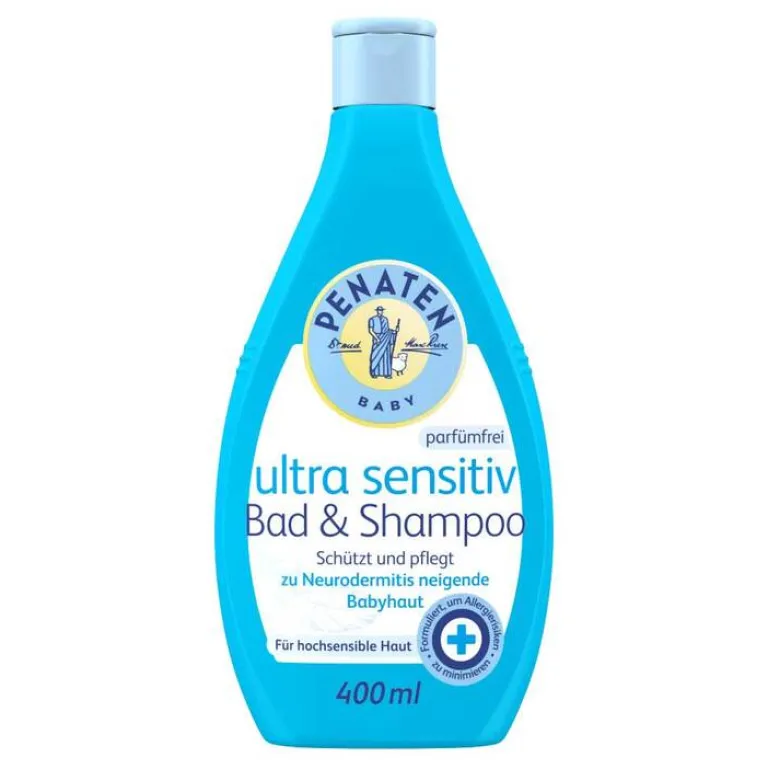 Penaten Haut- & Haarpflege-Ultra sensitiv Bad & Shampoo, 400 ml