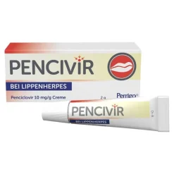 bei Lippenherpes Creme, 2 g^Pencivir Discount
