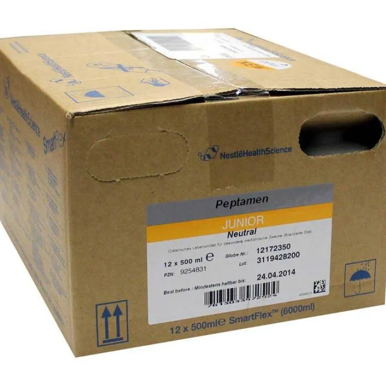 Junior Neutral Smartflex flüssig, 12X500 ml^Peptamen Discount