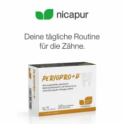 Nicapur Vitamin D (Colecalciferol)|Bakterienkulturen-Periopro + D Lutschtabletten, 30 St