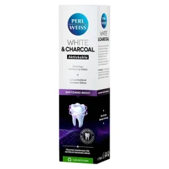 Perlweiss Zahnweiß-White & Charcoal Zahncreme, 75 ml