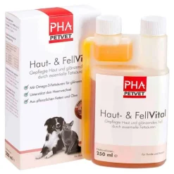 PhA Fell & Haut-Haut- und Fellvital für Hunde flüssig, 250 ml
