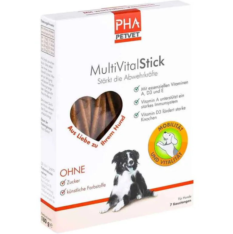 PHA Multivitalstick für Hunde, 7 St- Futter & Snacks