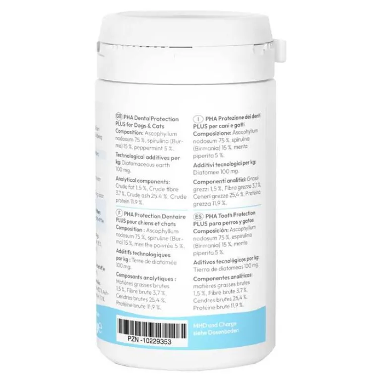PhA Ohren, Augen & Zähne|Ohren, Augen & Zähne-Zahnschutz Plus Pulver für Hunde / Katzen, 60 g