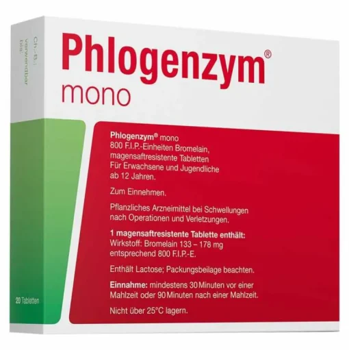 Phlogenzym Schnupfen & Nasennebenhöhlen-® mono magensaftresistente Tabletten, 100 St